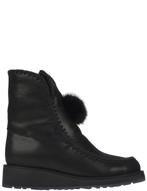 женские черные кожаные Ботинки Gianni Renzi 1374_black - фото-5