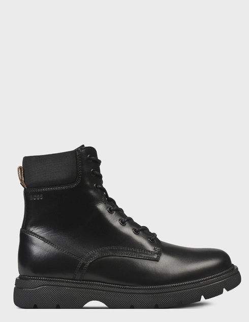 мужские черные кожаные Ботинки Boss 5048106210242209-001 - фото-5