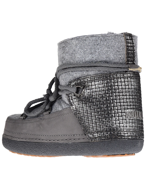 женские серые Сапоги Inuikii 10125-grey - фото-2