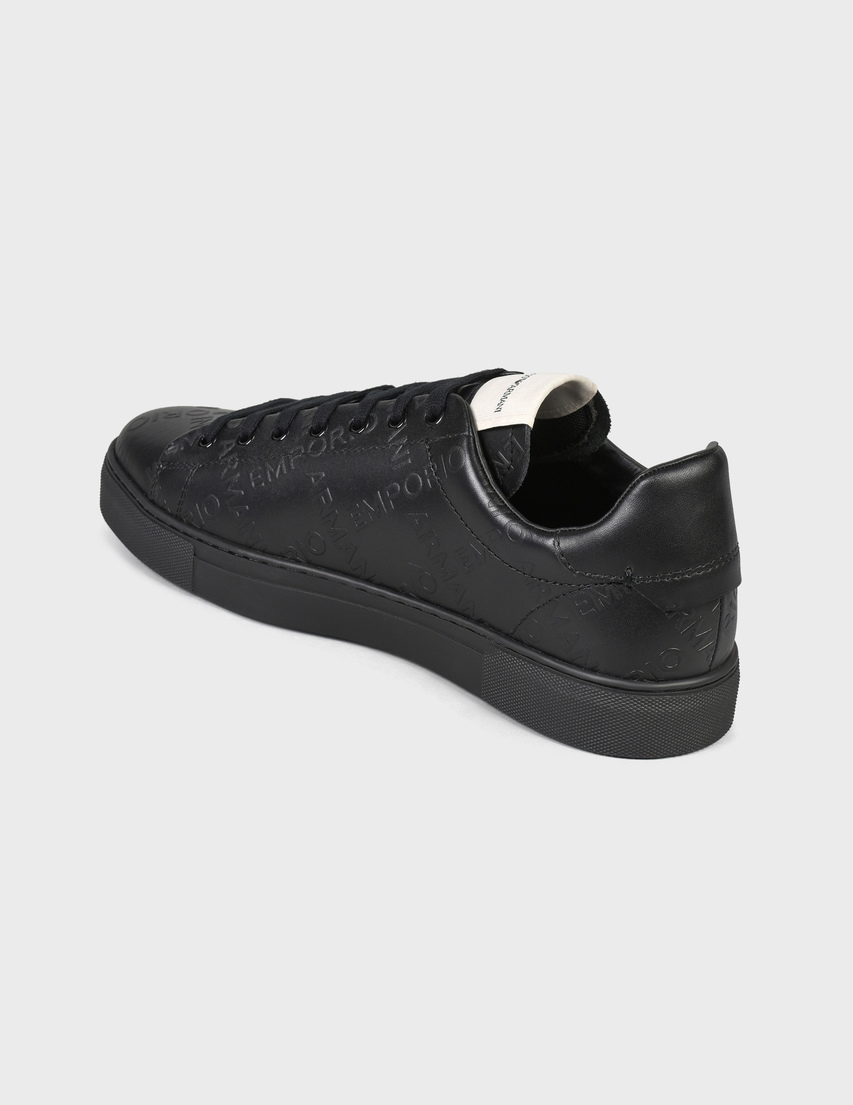 мужские черные Кеды Emporio Armani AGR-X4X554XM994-K001 - фото-2