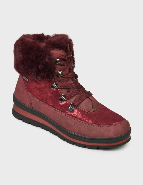 бордовые Ботинки Caprice 9-26220-23-551_bordo