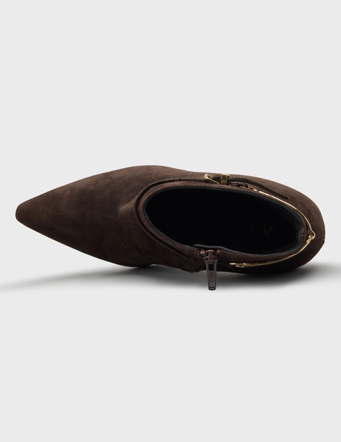 коричневые женские Ботильоны Albano 4370_brown 14749 грн