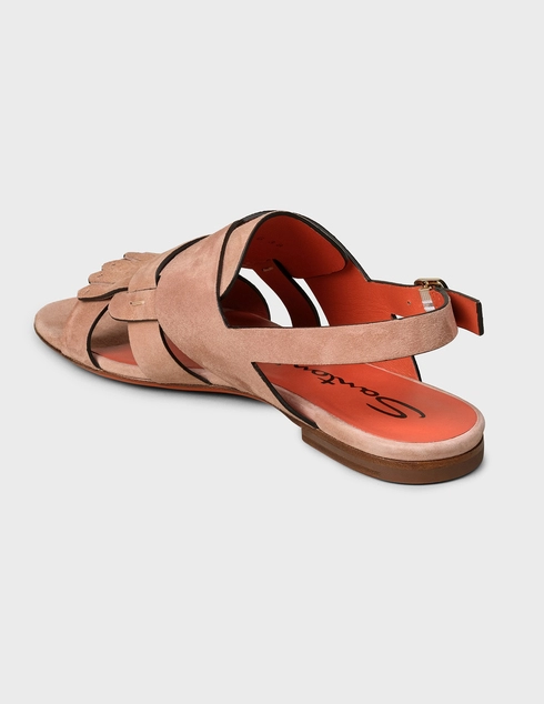 женские бежевые Сандалии Santoni WHBF58524HI1CLCPP21-beige - фото-2