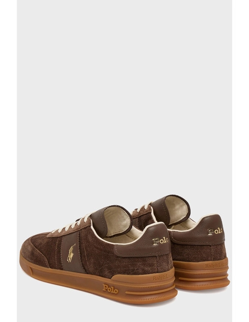 мужские коричневые Кеды Polo Ralph Lauren RALPH_LAUREN_3357 - фото-2