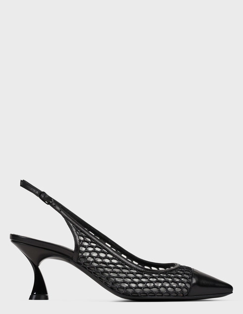 женские черные Босоножки Casadei 604-black - фото-6