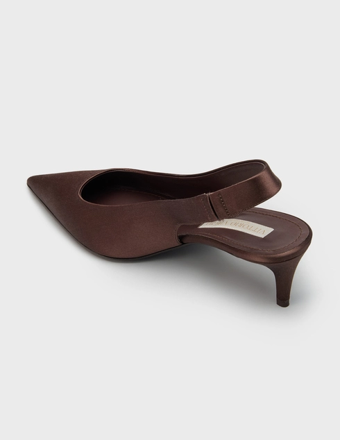 женские коричневые Босоножки Vittorio Virgili 6338-silk-chocolate_brown - фото-2