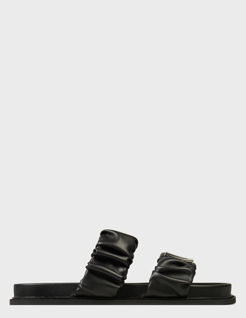 женские черные  Шлепанцы Armani Exchange XDP040XV705-N763_black - фото-5