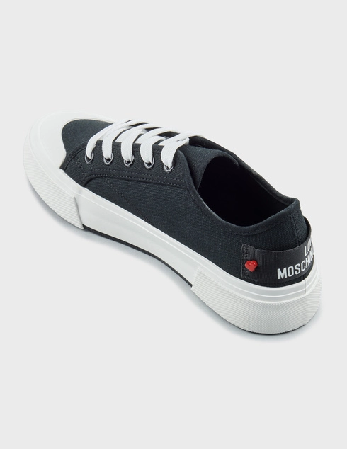 женские черные Кеды Love Moschino JA15012G0MJP0000_black - фото-2