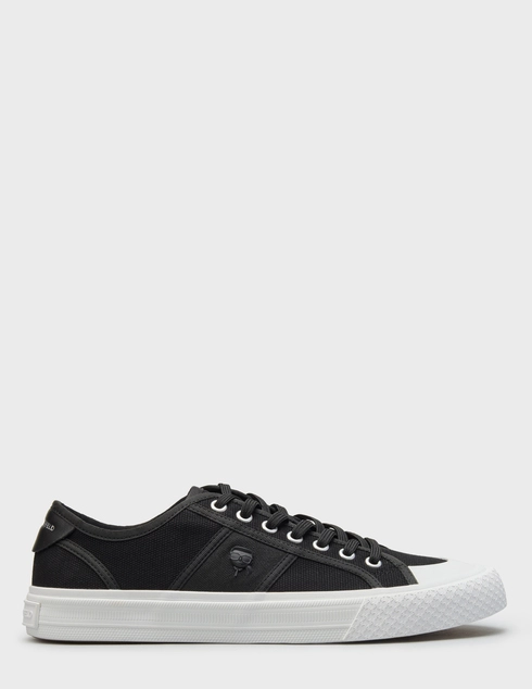 мужские черные текстильные Кеды Karl Lagerfeld 855015-562478 990_black - фото-5