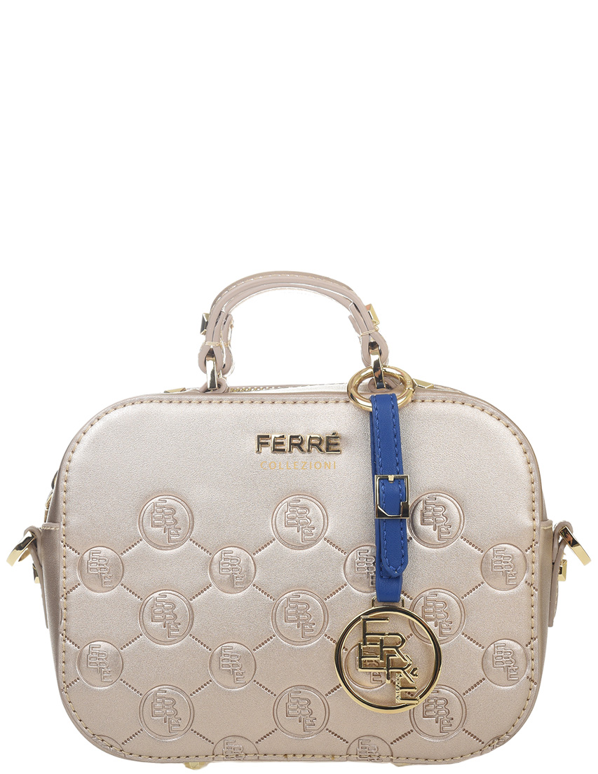 Женская сумка Ferre Collezioni 6046-К-gold-logo
