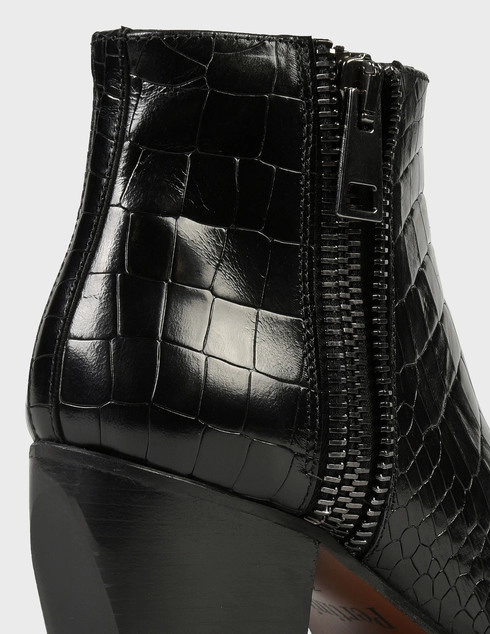женские черные кожаные Ботильоны Pertini 202W30389D1 - фото-5