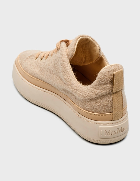 женские бежевые Кеды Max Mara CACHA_beige - фото-2