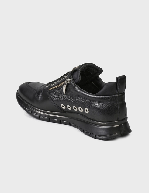 мужские черные Кроссовки Cesare Paciotti 6991-black - фото-2