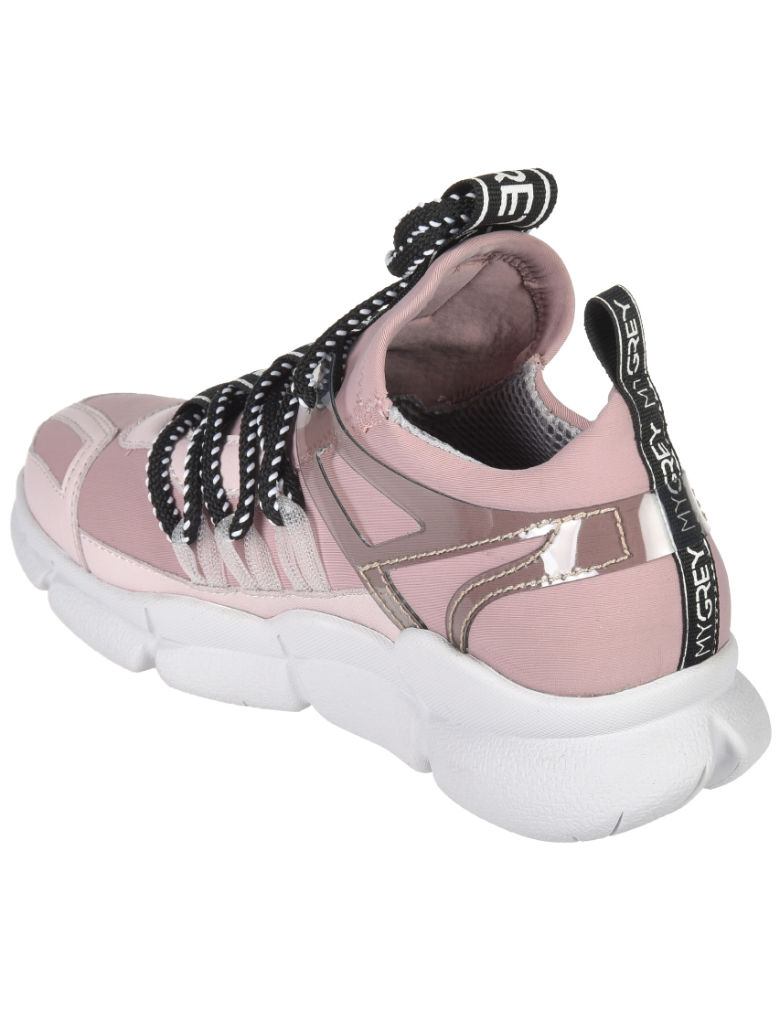 женские розовые Кроссовки My Grey 055-К-R-SIL-roza-pink - фото-2
