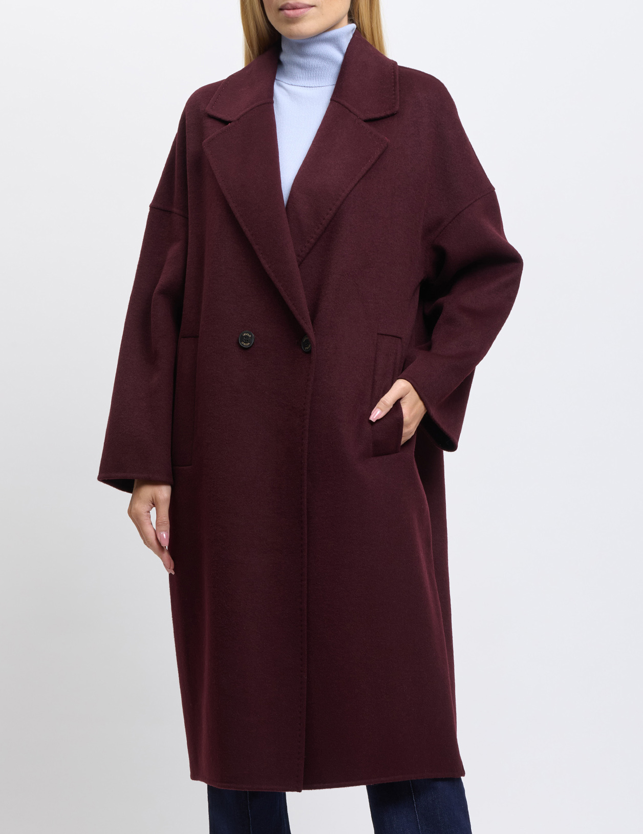 

Пальто, Бордовый