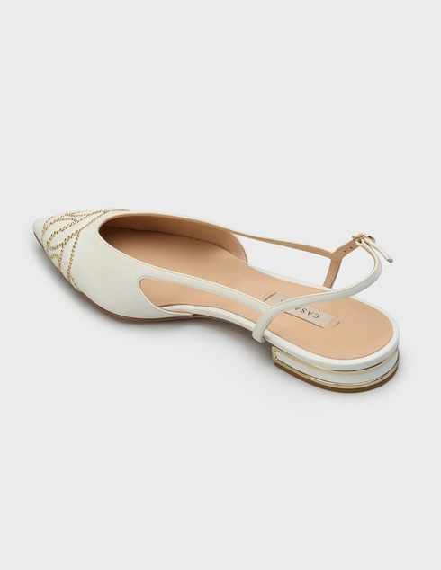женские белые Босоножки Casadei 518_white - фото-2