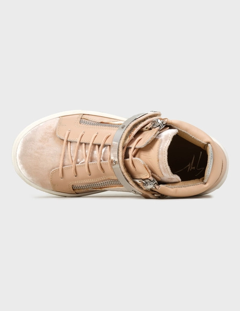 Giuseppe Zanotti 1SBE716-cipria-velour-pink фото-3