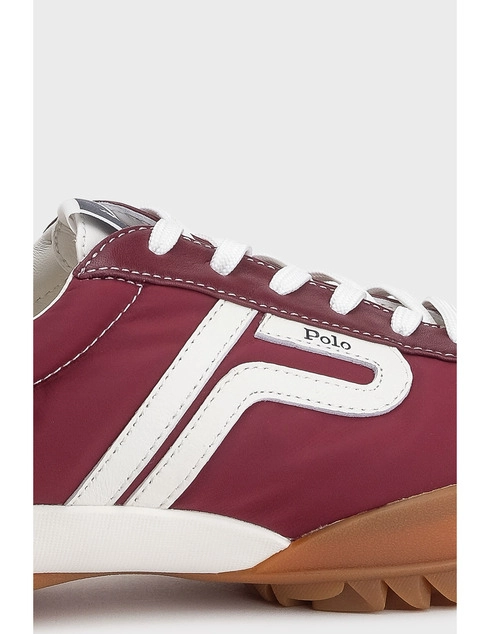 женские бордовые Кроссовки Polo Ralph Lauren RALPH_LAUREN_3681 - фото-2