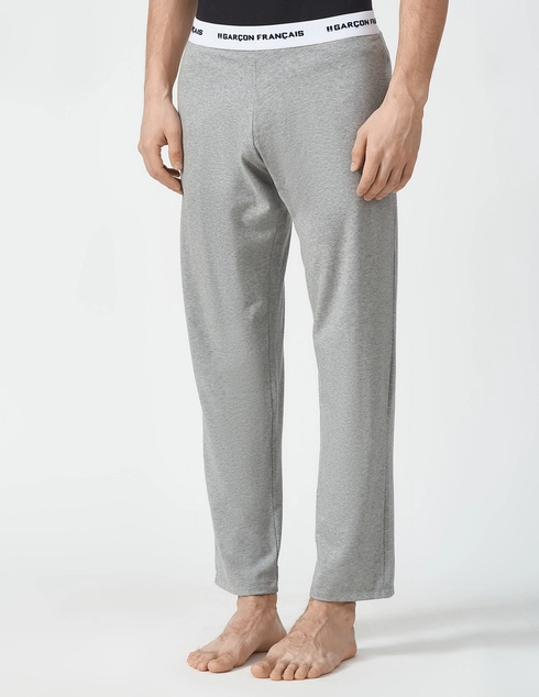 Garcon Francais Pantalon-maison18-Gris-Blanc_gray фото-2