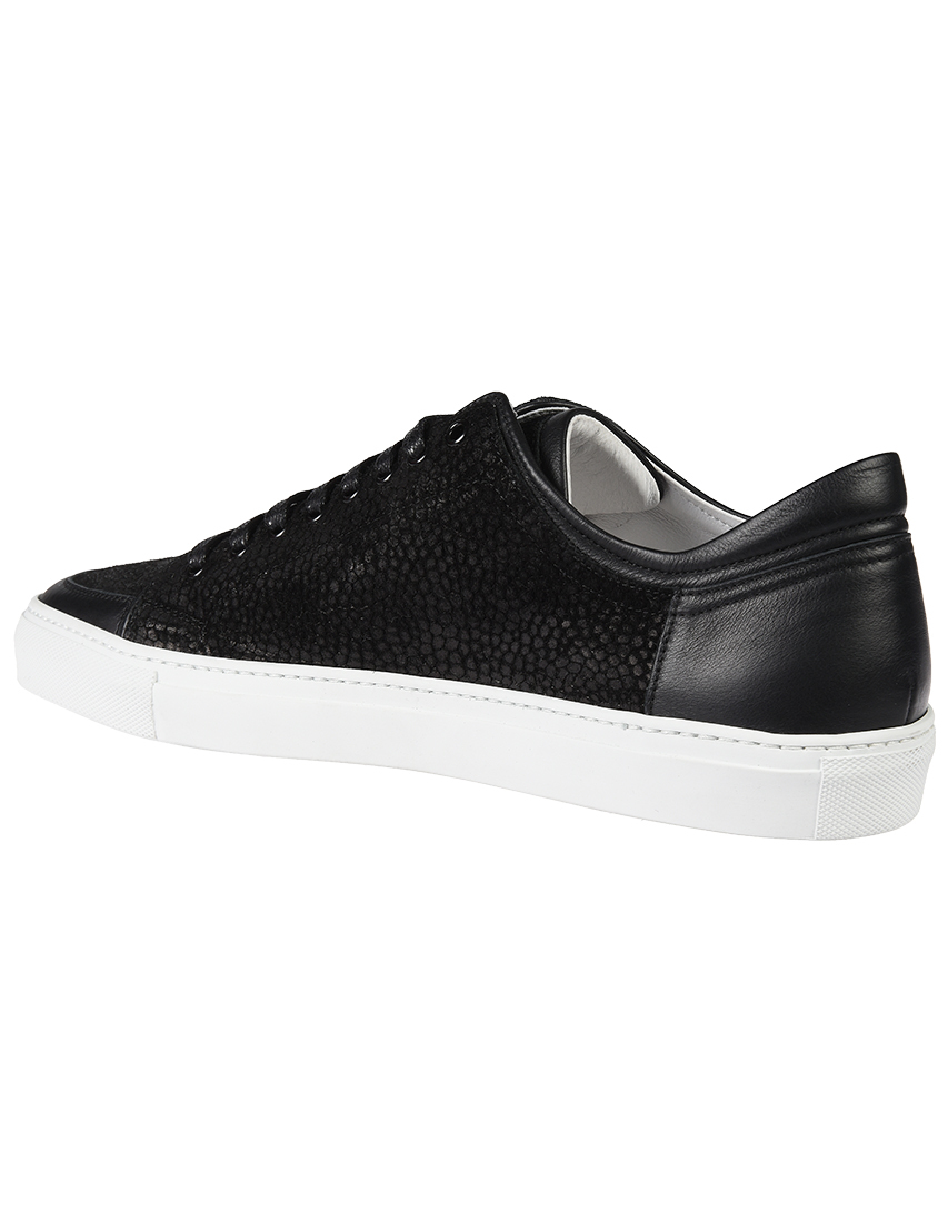 мужские черные Кеды Iceberg 3990_black - фото-2