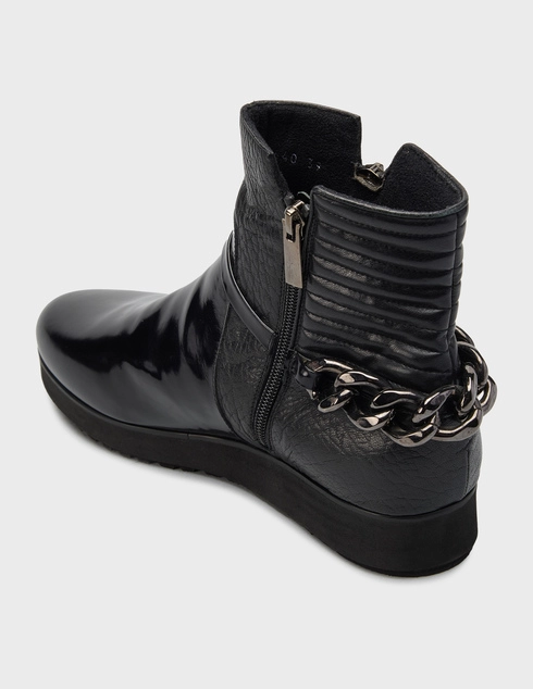 женские черные Ботинки Pas De Rouge M640_black - фото-2