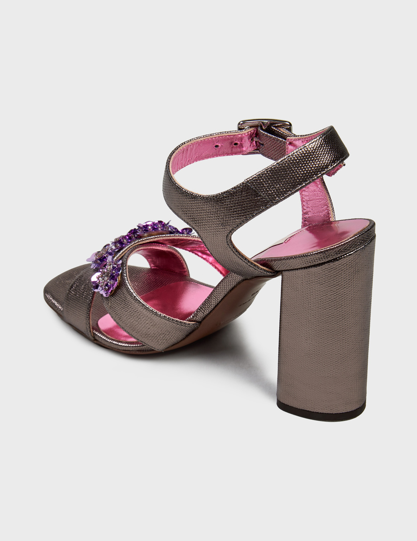 женские фиолетовые Босоножки L'Autre Chose LC-LDE168-11CP22741002_purple - фото-2