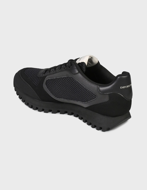 мужские черные Кроссовки Emporio Armani 556-467-black - фото-2