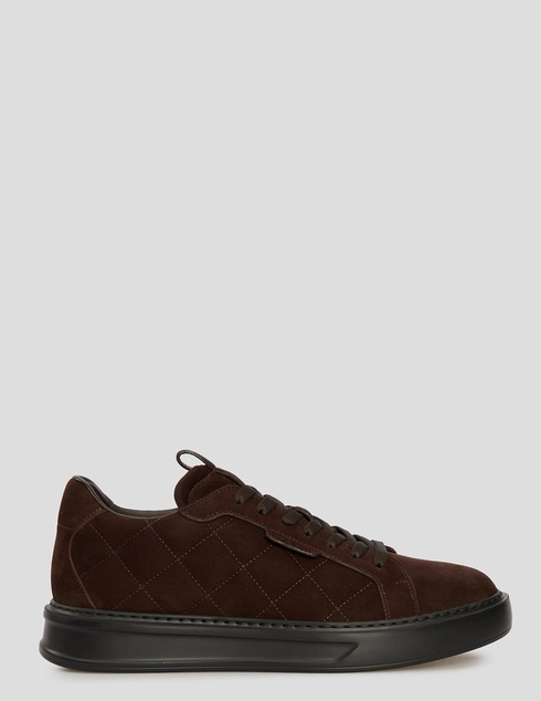 мужские коричневые замшевые Кеды Fabi FU0371A-56072_brown - фото-5