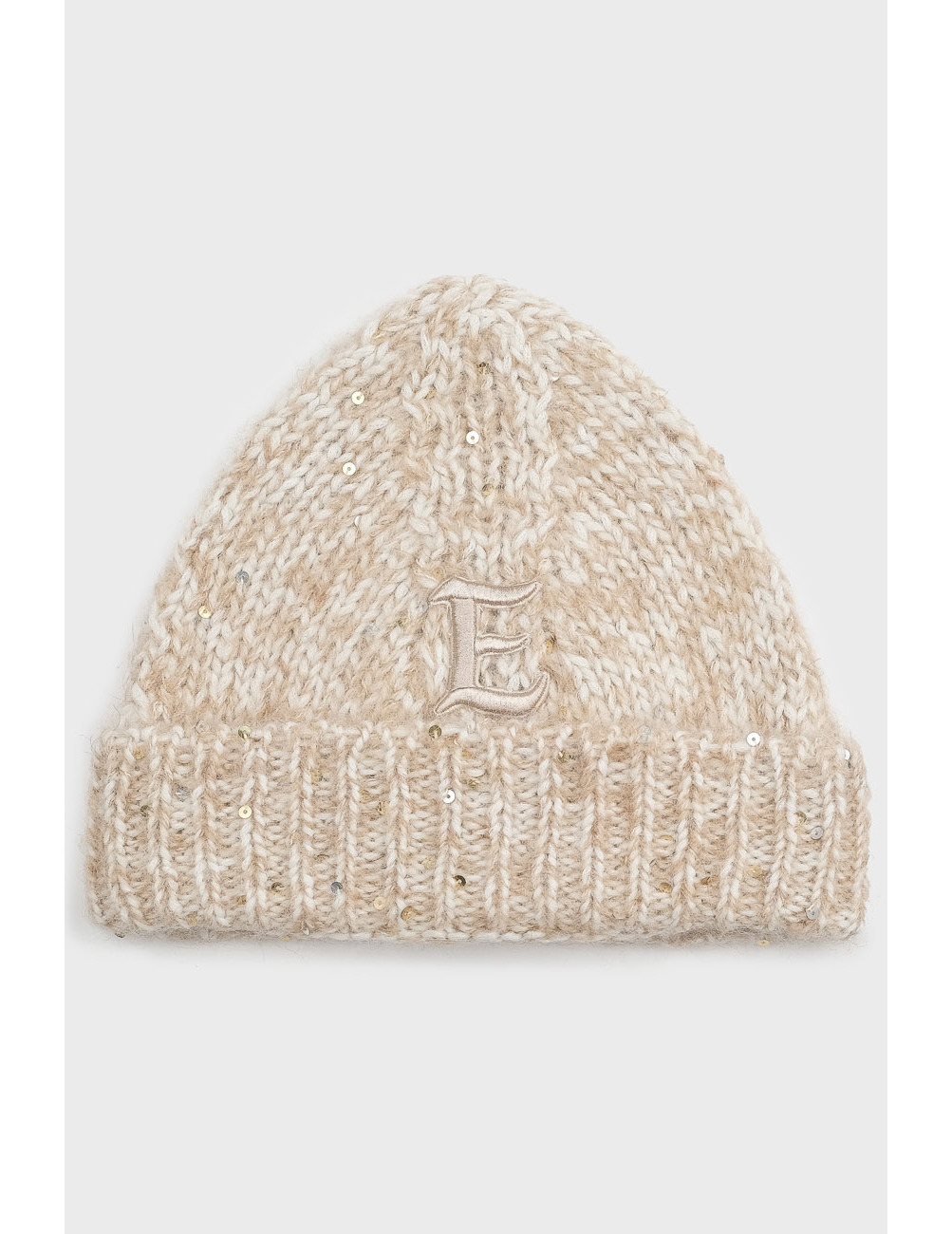 

Шапка, Молочный;бежевый