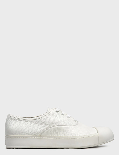 мужские белые кожаные Кеды Prada PCU009-Bianco_white - фото-5