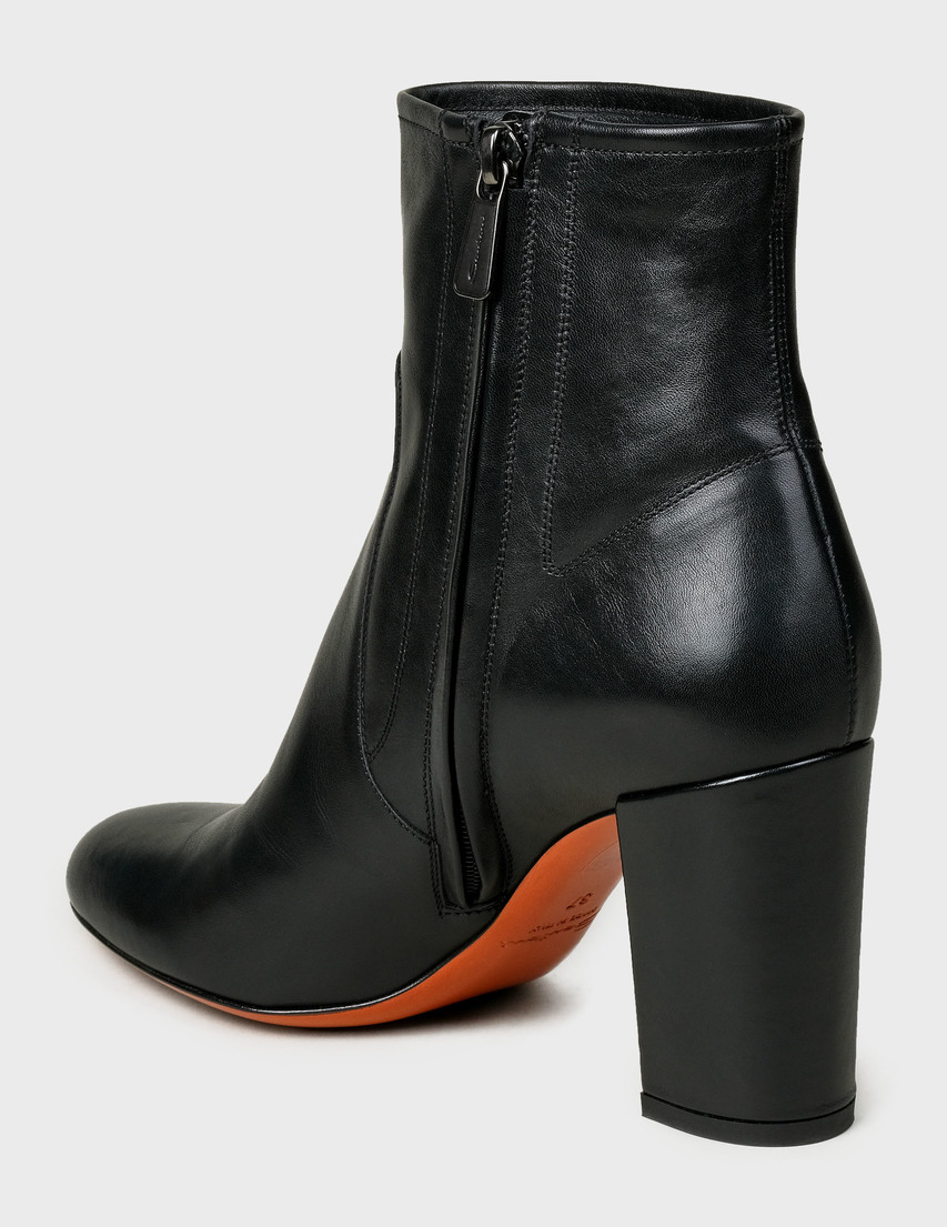 женские черные Полусапоги Santoni Sant-WTVU56323HI2SLNTN35-black - фото-2
