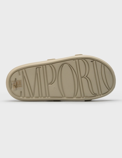 бежевые Шлепанцы Emporio Armani EX000044AF22191U6213_beige размер - 38; 37; 39; 40
