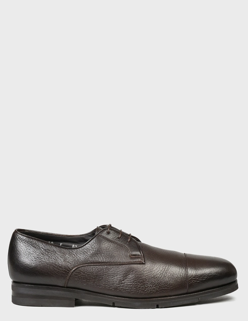 мужские коричневые Дерби Santoni Sant-MCAZ16963SI5APDNT50-brown - фото-6