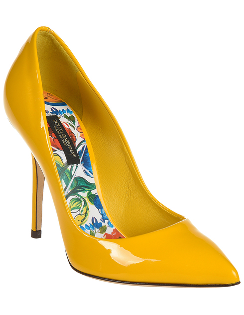 желтые Туфли Dolce & Gabbana CD0566_yellow