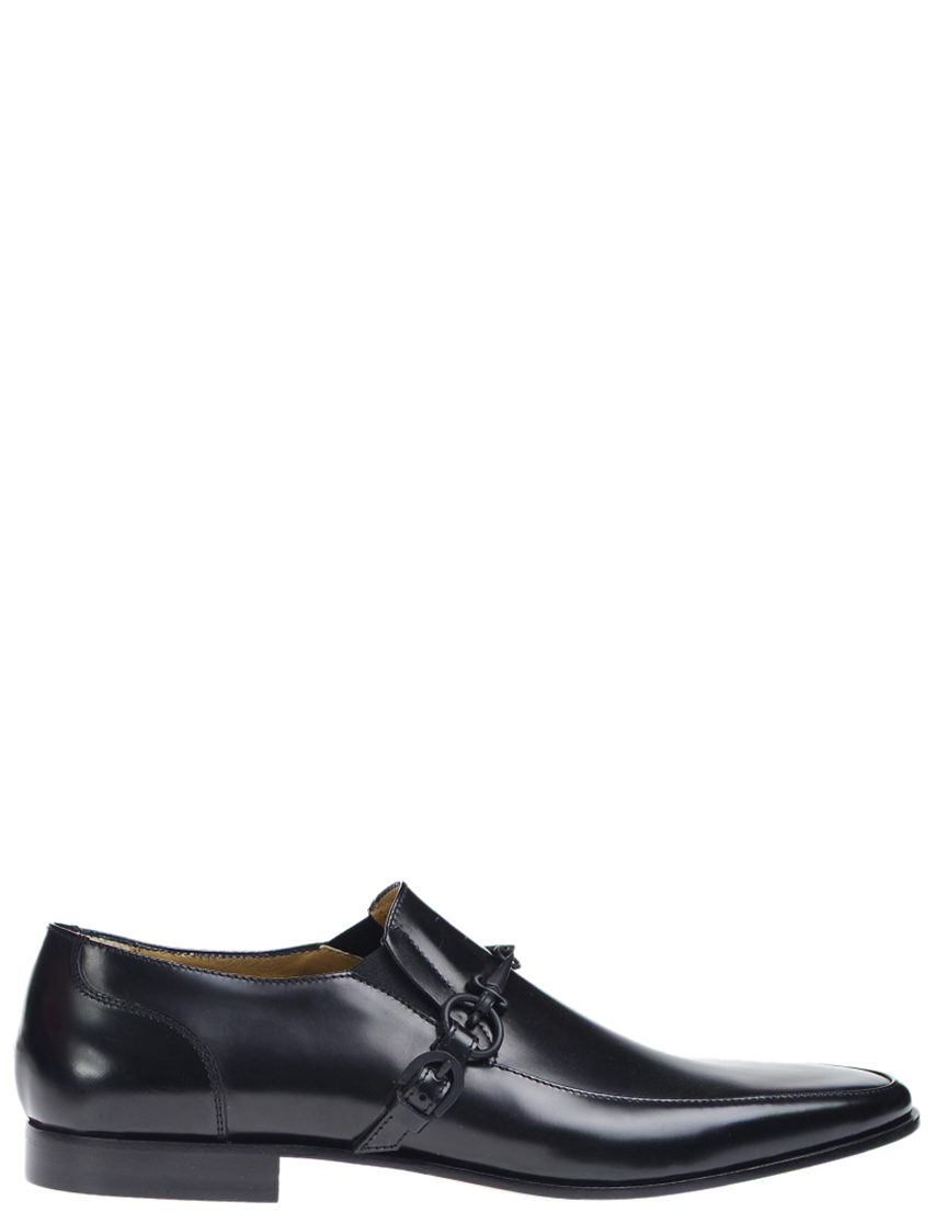 мужские черные Лоферы Cesare Paciotti 47736_black - фото-7
