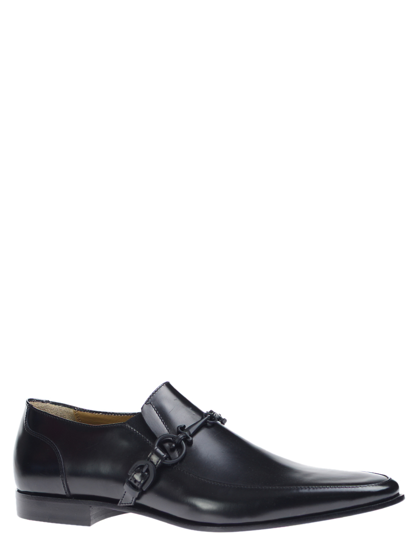мужские черные Лоферы Cesare Paciotti 47736_black - фото-6