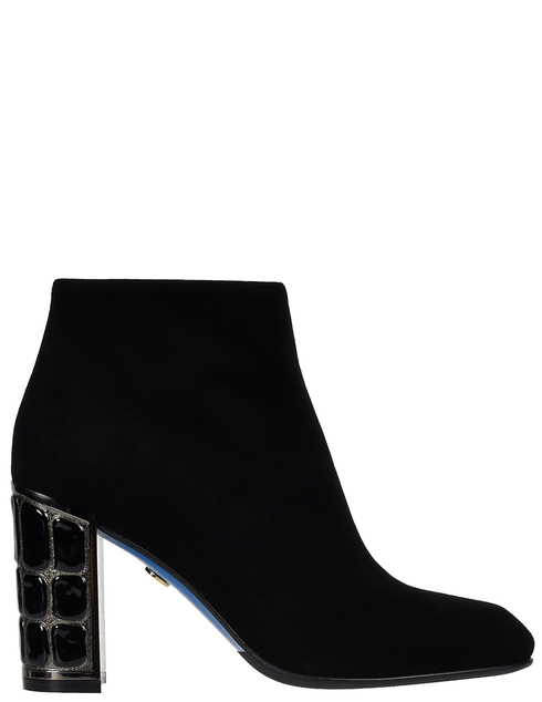 женские черные замшевые Ботинки Loriblu 8102-black - фото-5