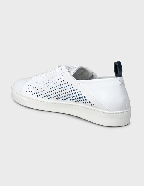 мужские белые Кеды Blu Barrett Br-SS20-NOLE-04-1-white - фото-2