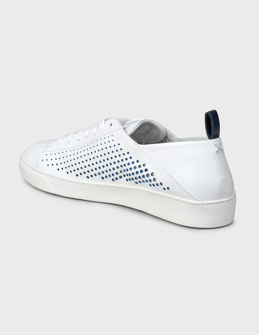 мужские белые Кеды Blu Barrett Br-SS20-NOLE-04-1-white - фото-2