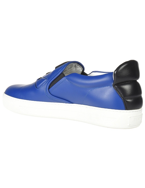 мужские синие Слипоны Fendi 7E1030_blue - фото-2