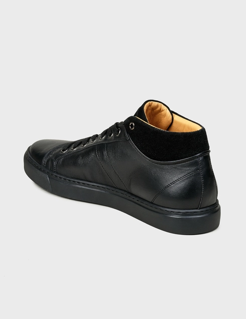 мужские черные Кеды Pellettieri di Parma Pel-31503194138-black - фото-2