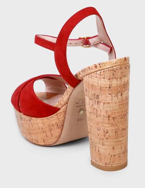 женские красные Босоножки Stuart Weitzman SW-SS20-9L53058-SOLIESSE-red - фото-2