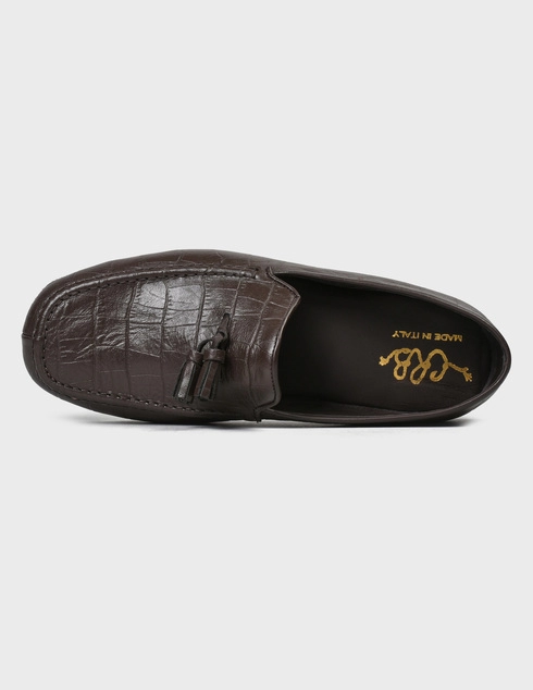 коричневые мужские Мокасины C.r.b. Creazioni 5506-brown 3611 грн