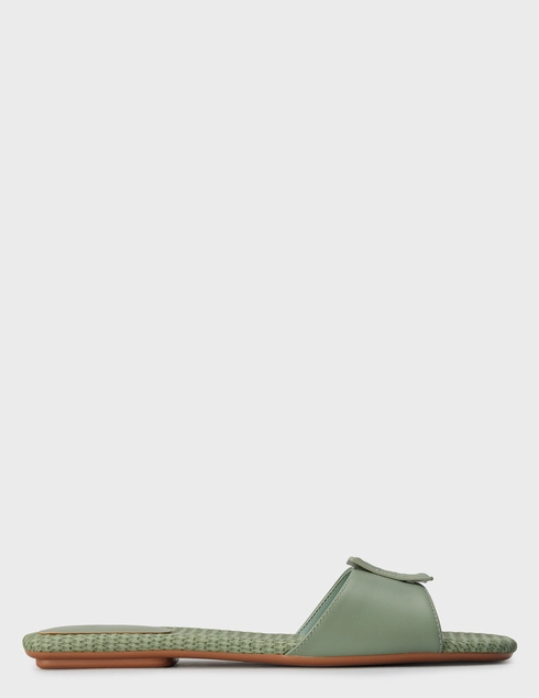 женские зеленые  Шлепанцы Armani Exchange XDP055XV921-01817_green - фото-5
