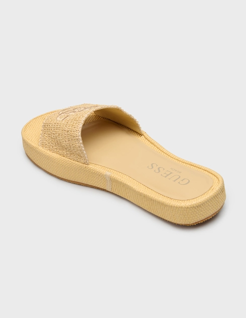 женские бежевые Шлепанцы Guess E6GZ08WQ730-G1G1_beige - фото-2