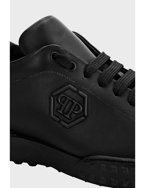 мужские черные Кроссовки Philipp Plein USC_0266 PLE010N - фото-2