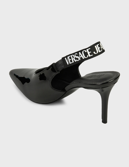 женские черные Босоножки Versace Jeans Couture E0VZAS52-71561-black - фото-2