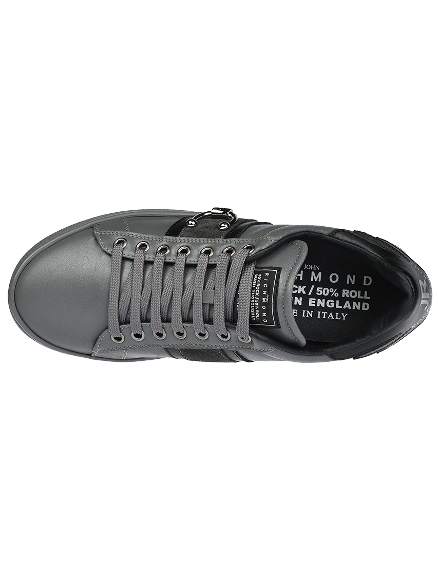 серые мужские Кеды John Richmond S5807_gray 7560 грн
