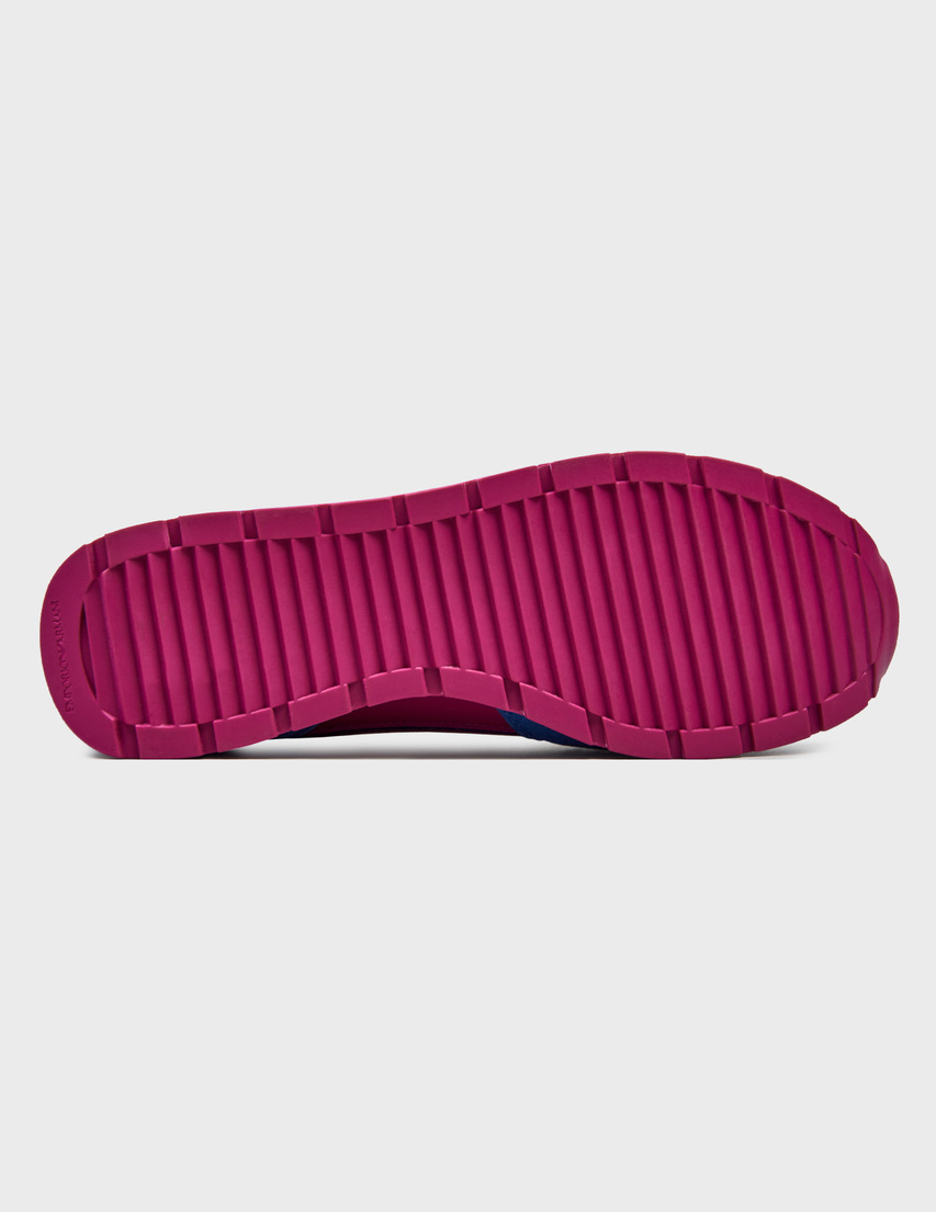 многоцветные Кроссовки Emporio Armani 058-viola-blu-mix_multi размер - 36; 40; 41