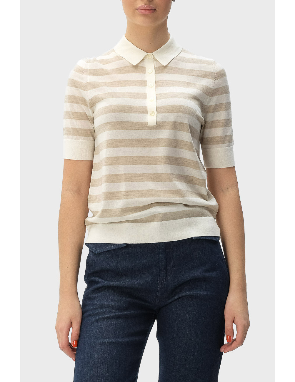 

Поло, Бежевый;молочный